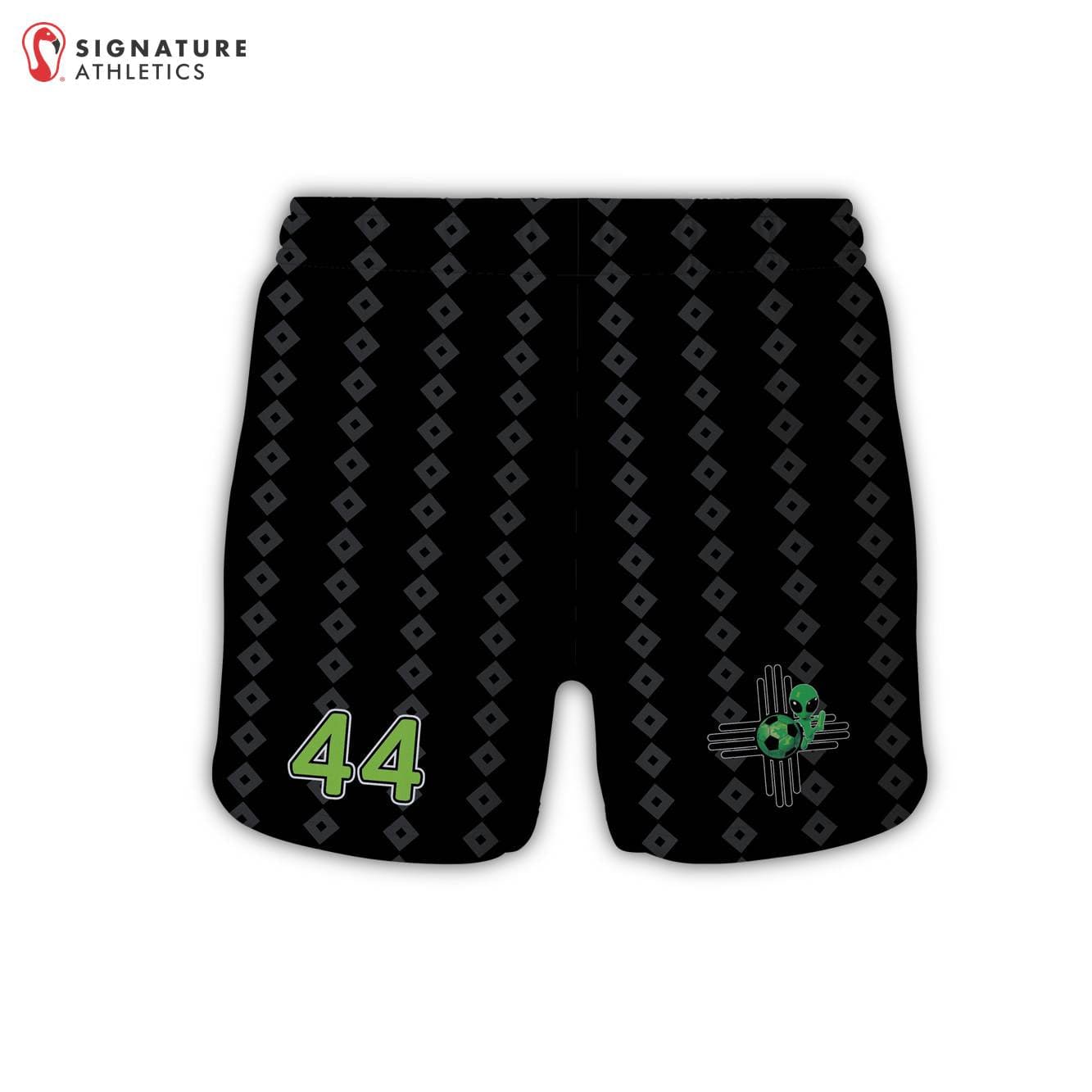 Roswell Aliens Women's Black Game Shorts: Roswell Aliens Signature Lacrosse