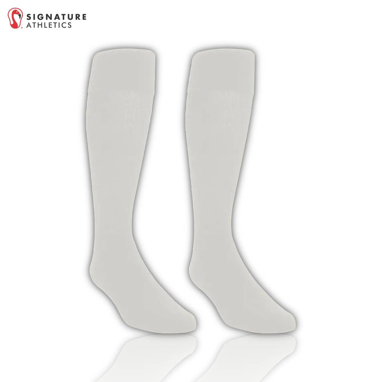 Roswell Aliens Women's White Allsports Socks Signature Lacrosse
