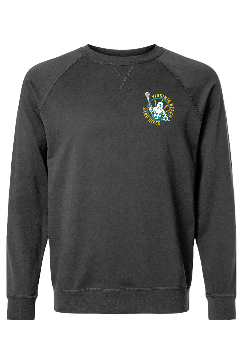Sand Sixes Adult Heavyweight Raglan Long Sleeve Signature Lacrosse