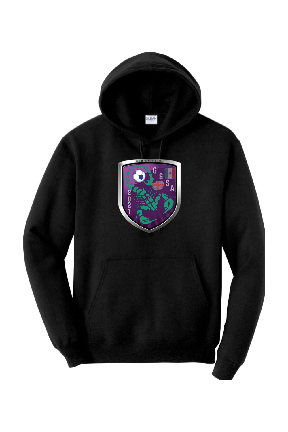 Scorpions FC Soccer Adult Heavyweight Hoodie Signature Lacrosse