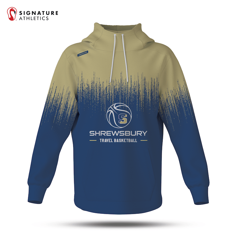 Shrewsbury Basketball Dye Sub Scuba Hoodie (Custom Name): Shrewsbury Basketball Signature Lacrosse