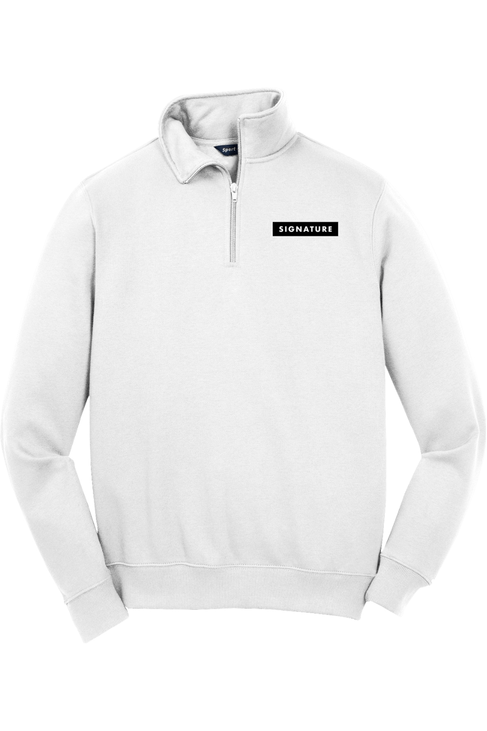 Signature Athletics Adult Embroidered Quarter-Zip Pullover Signature Lacrosse