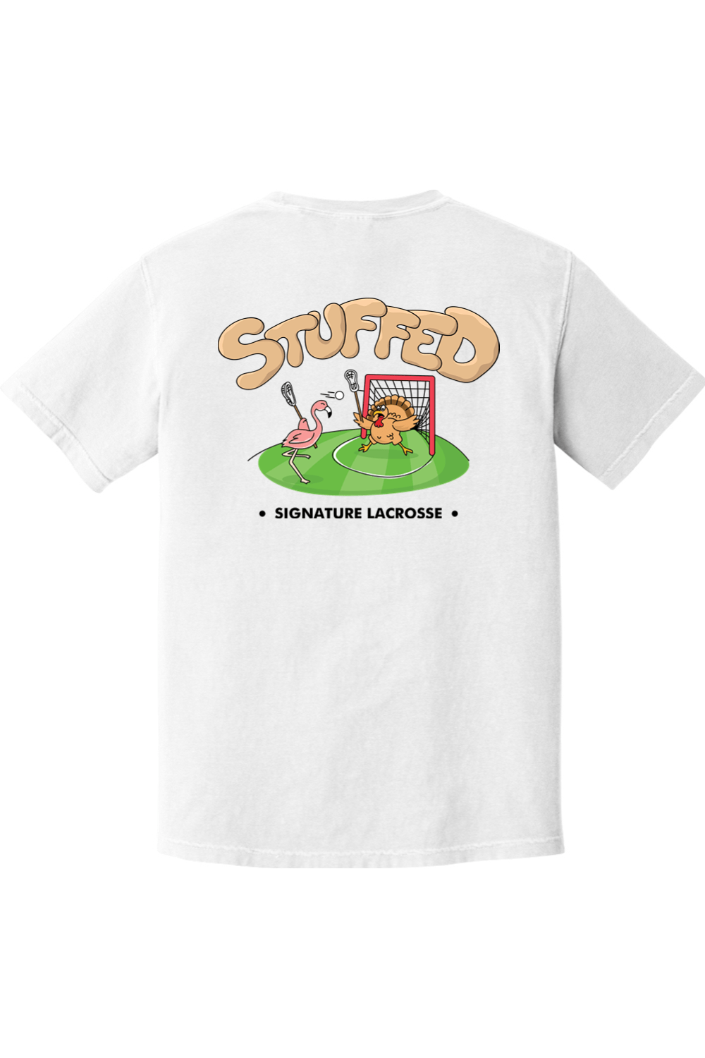 Signature Athletics Stuffed Comfort Colors Ringspun Short Sleeve Shirt Signature Lacrosse