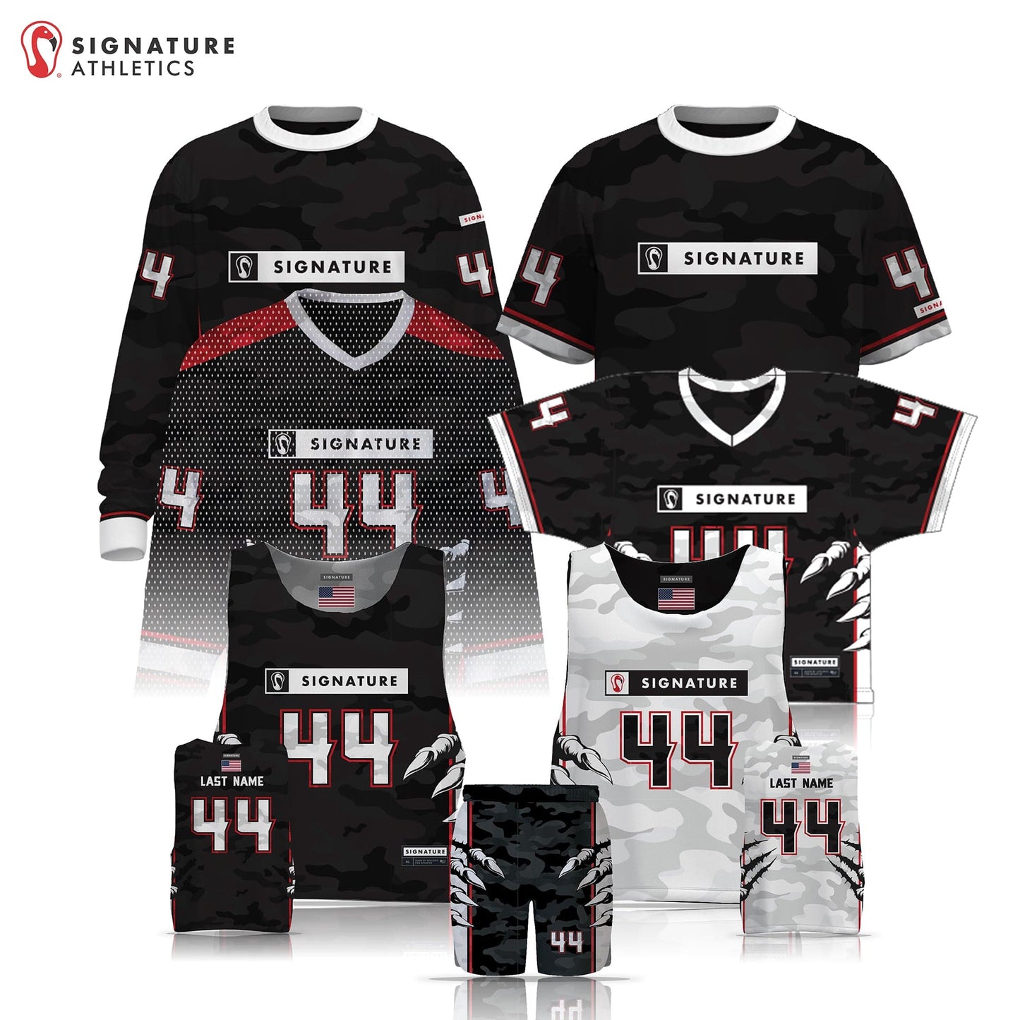 Signature Men's 6 Piece Lacrosse Pro Player Sample Package: All Stars Signature Lacrosse