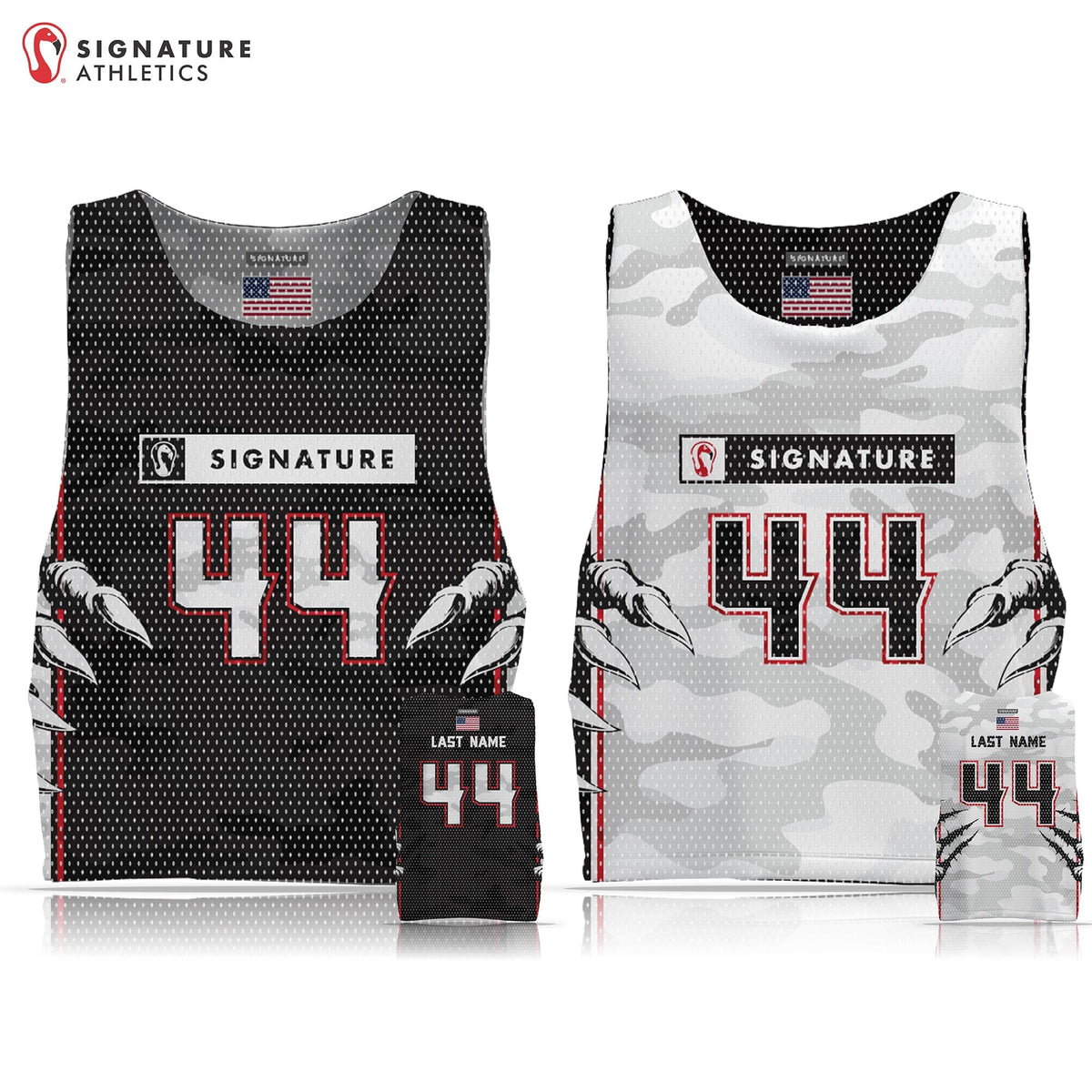 Signature Men's Reversible Practice Pinnie: All Stars Signature Lacrosse