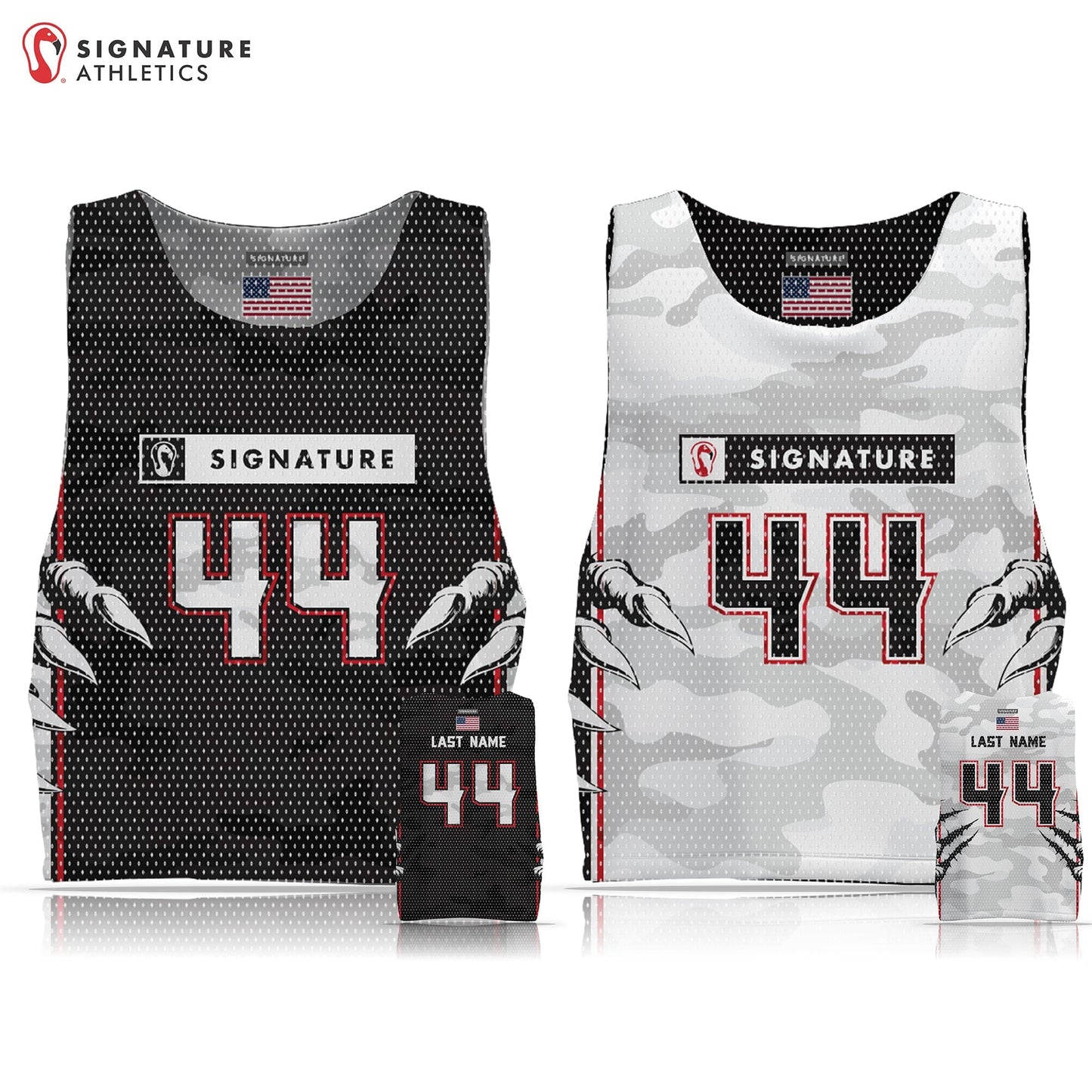 Signature Men's Reversible Practice Pinnie: Signature Players Signature Lacrosse
