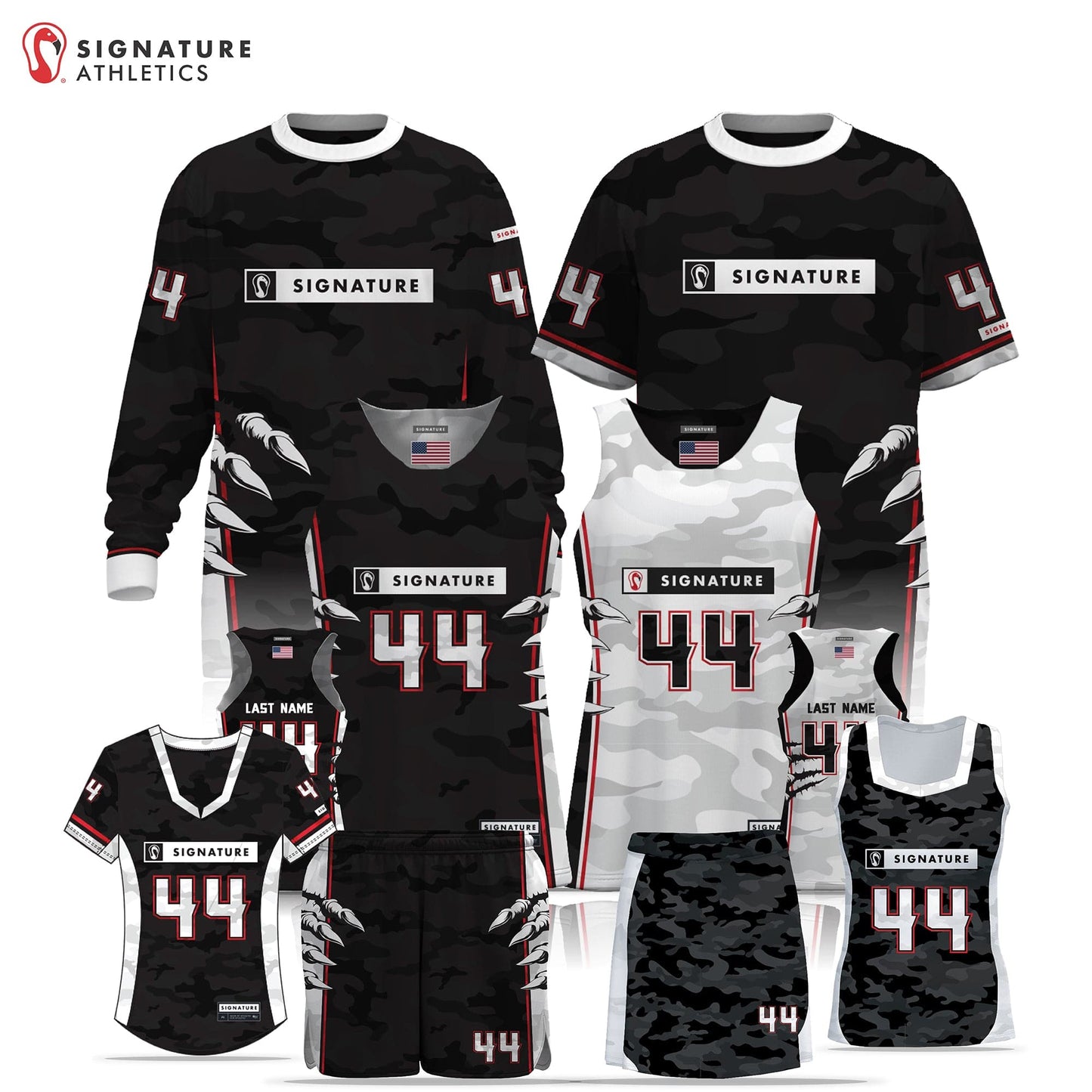 Signature Women's 7 Piece Lacrosse Pro Player Sample Package: Signature Players Signature Lacrosse