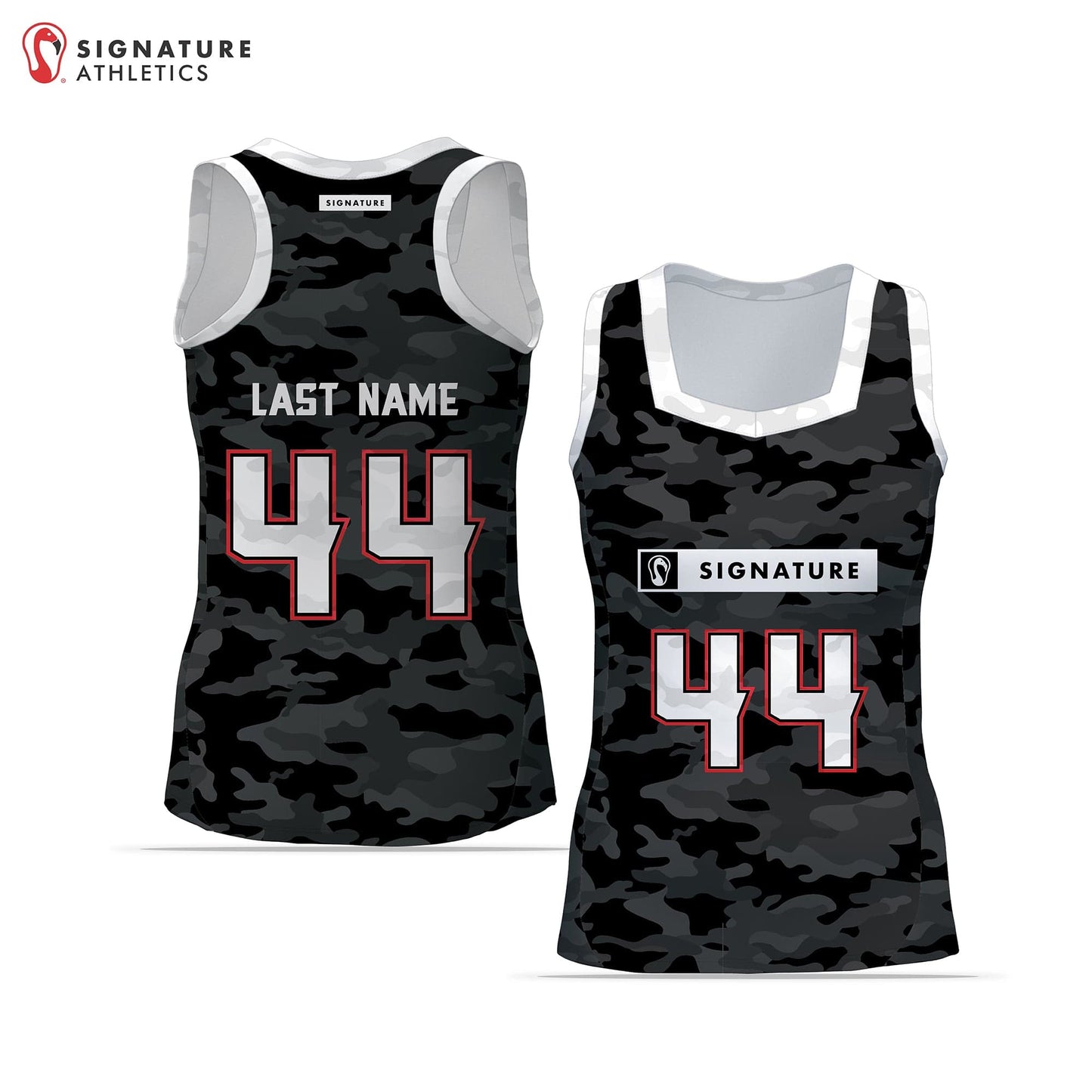 Signature Women's Pro College Sleeveless Jersey Dark: Signature Players Signature Lacrosse