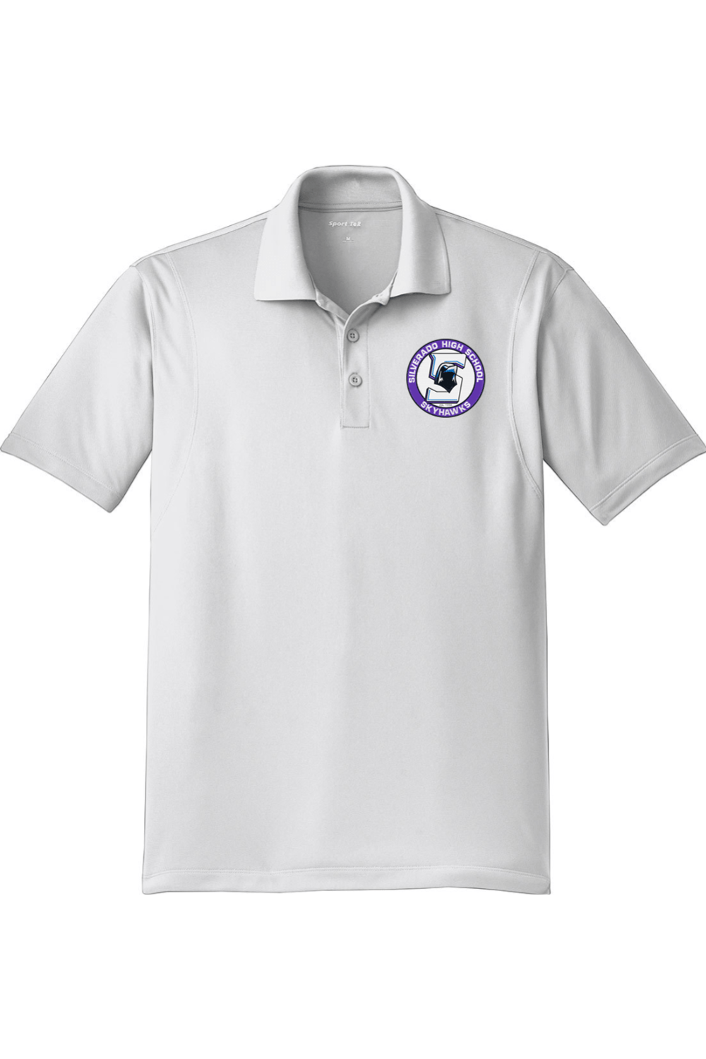 Silverado High School Adult Embroidered Athletic Polo Signature Lacrosse