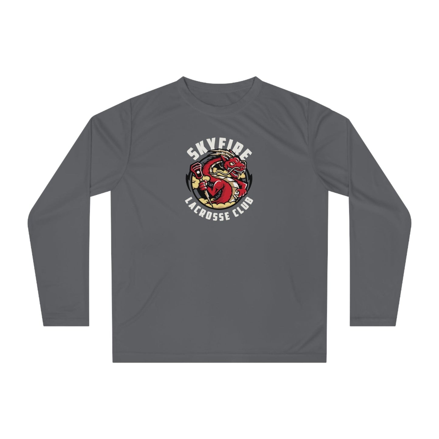 SkyFire LC Adult Athletic Long Sleeve Signature Lacrosse