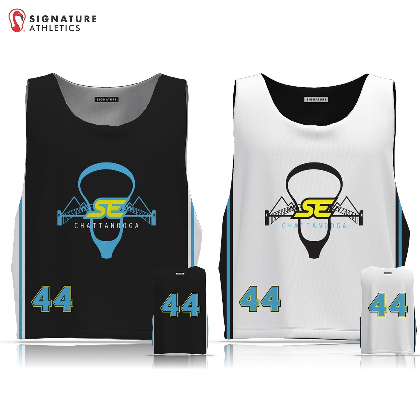 Southern Edge Men's Reversible Game Pinnie: Edge Signature Lacrosse