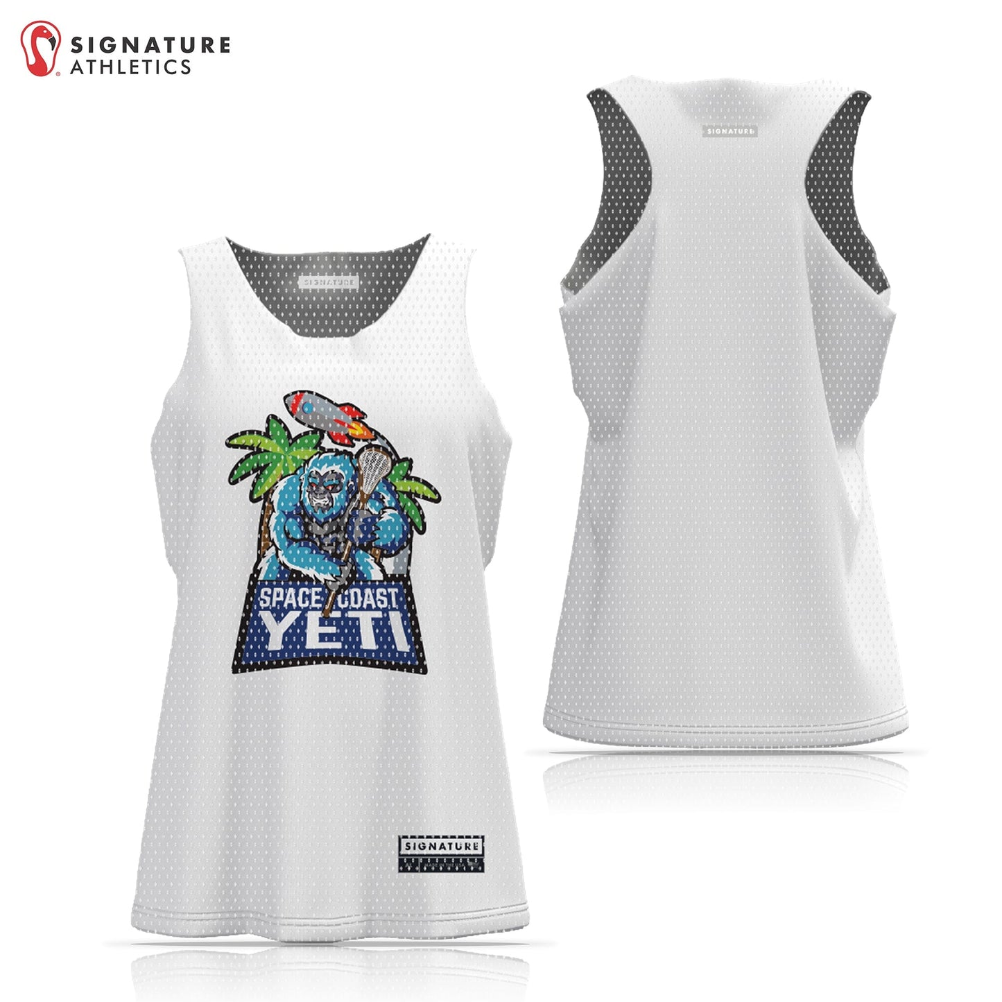 Space Coast Yeti Women's Basic Reversible Pinnie Signature Lacrosse