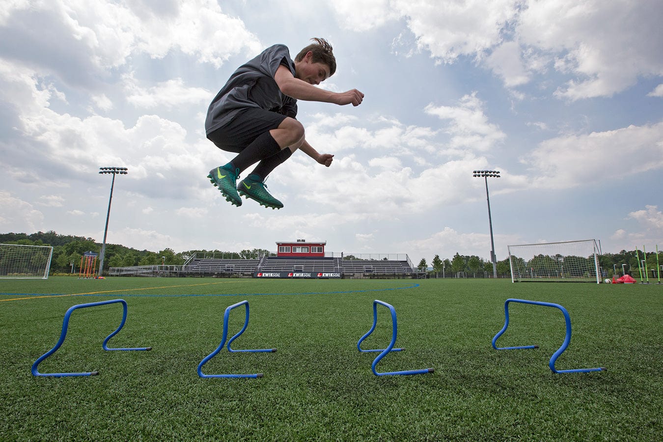 Speed Hurdle - 12" (Blue) Signature Lacrosse