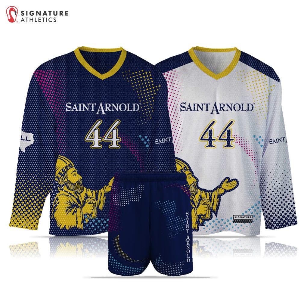 St Arnold Goalie Box Men's 3 Piece Player Game Package Signature Lacrosse