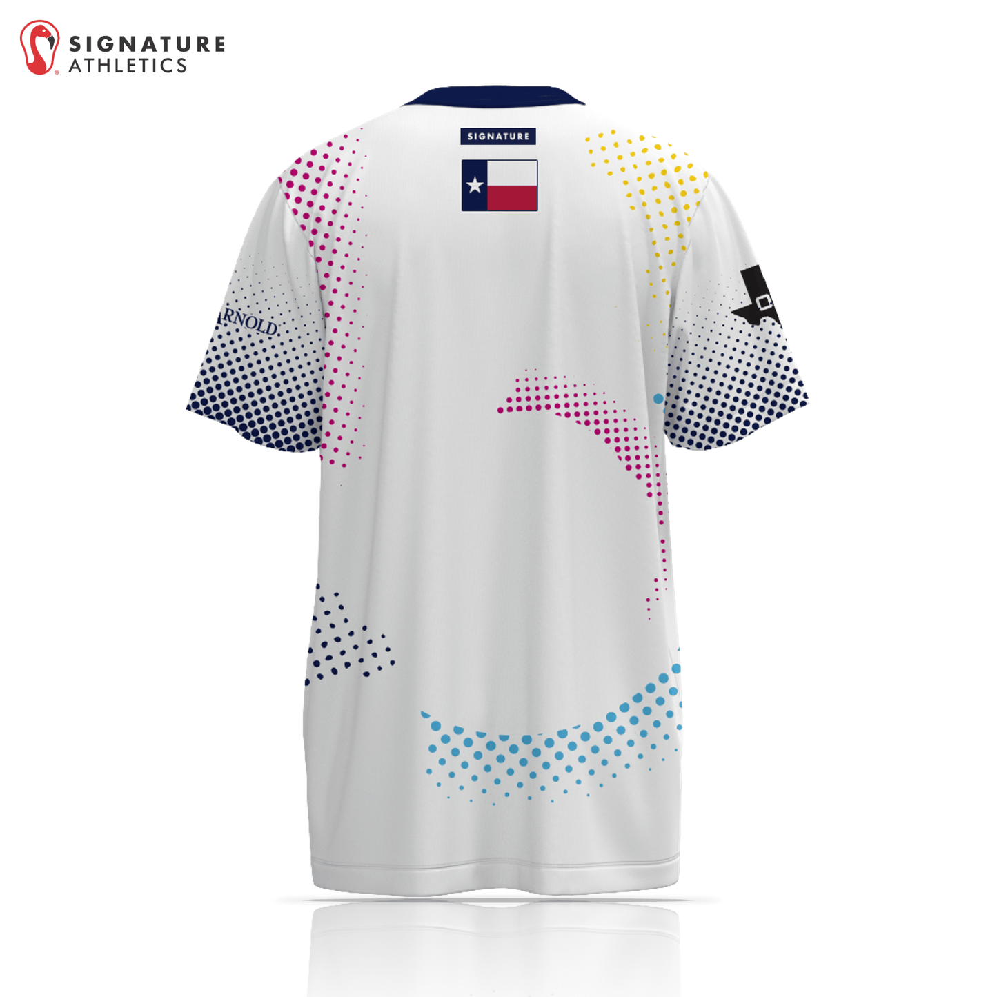 St Arnold Lacrosse Men's White Short Sleeve Tech Tee Signature Lacrosse