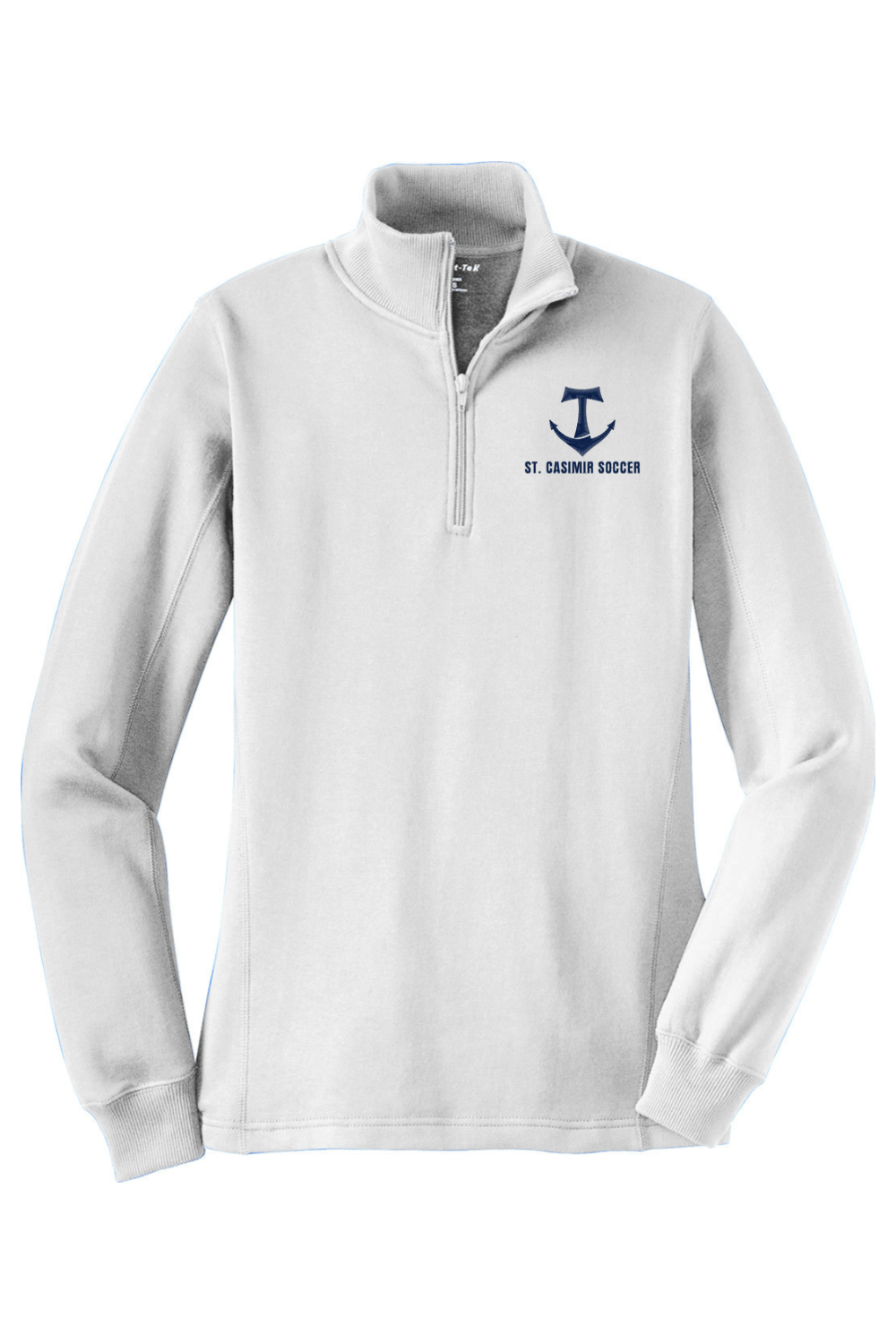 St Casimir Soccer Adult Women's Embroidered Quarter-Zip Pullover Signature Lacrosse