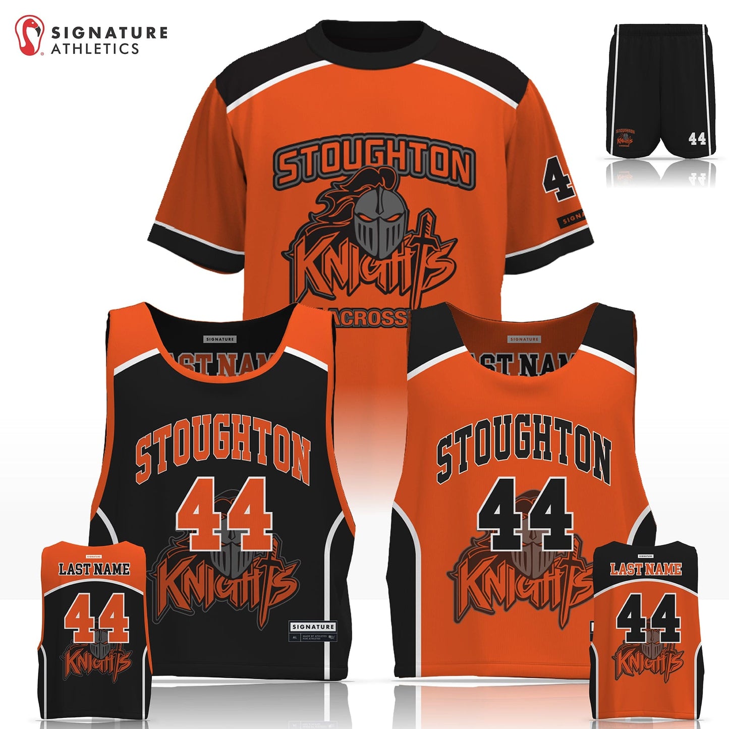 Stoughton Youth Lacrosse Men's 3 Piece Player Game Package: Boys 1/2 Signature Lacrosse