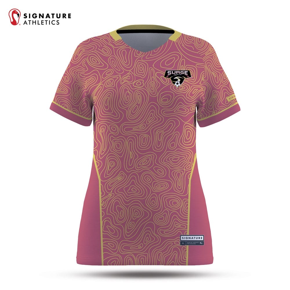 Surge Soccer Maroon NON CUSTOM Jersey Signature Lacrosse