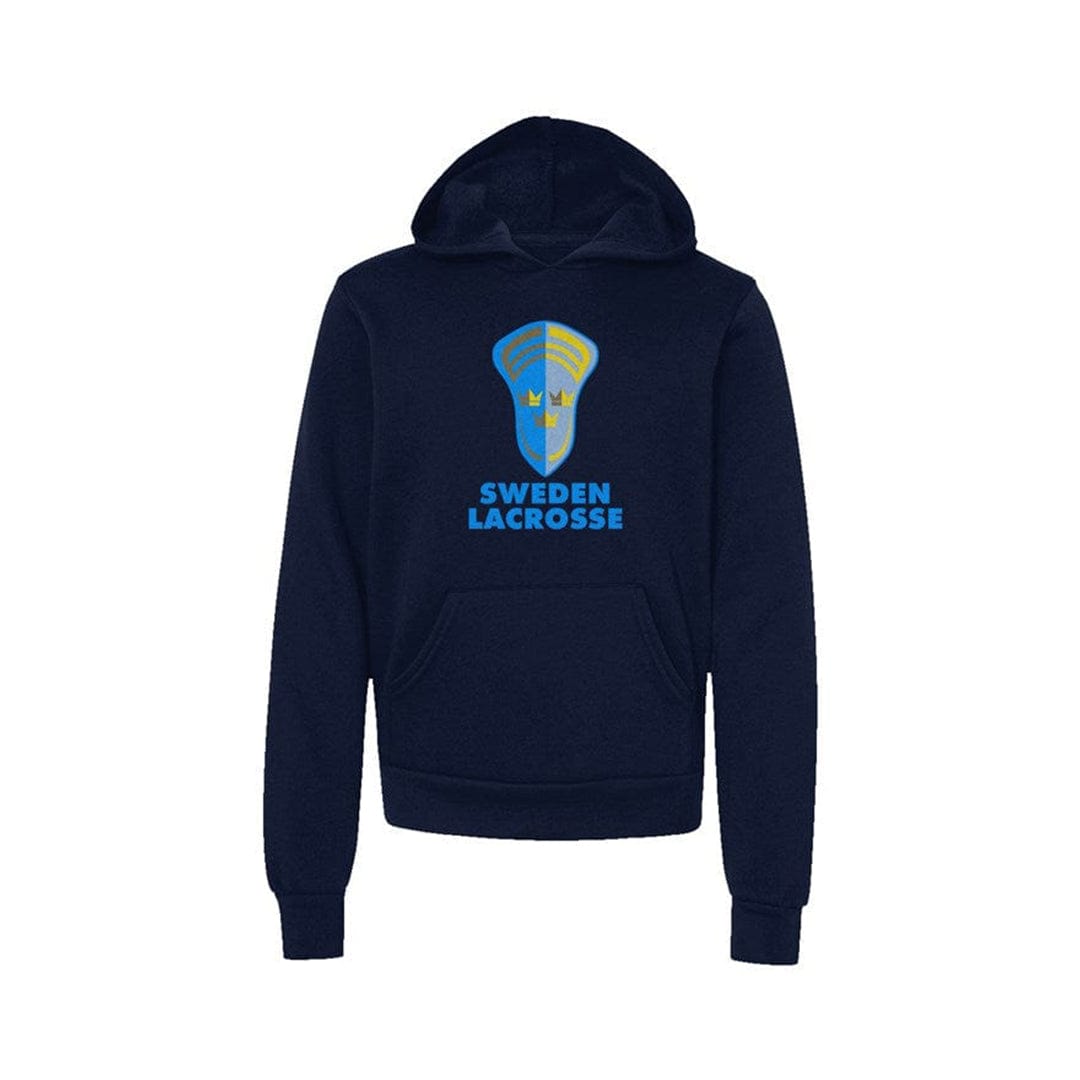 Sweden Lacrosse Premium Youth Hoodie Signature Lacrosse