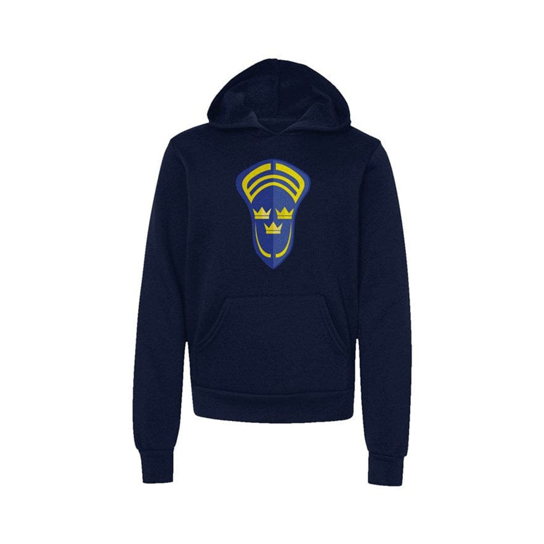 Sweden Lacrosse Premium Youth Hoodie Signature Lacrosse