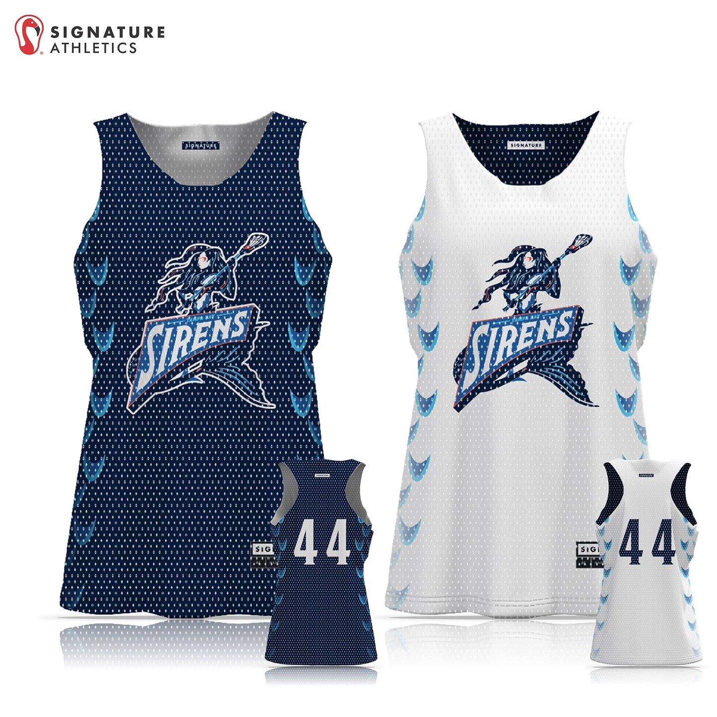 Tampa Bay Sirens Women's Basic Reversible Pinnie: Tampa Bay Signature Lacrosse