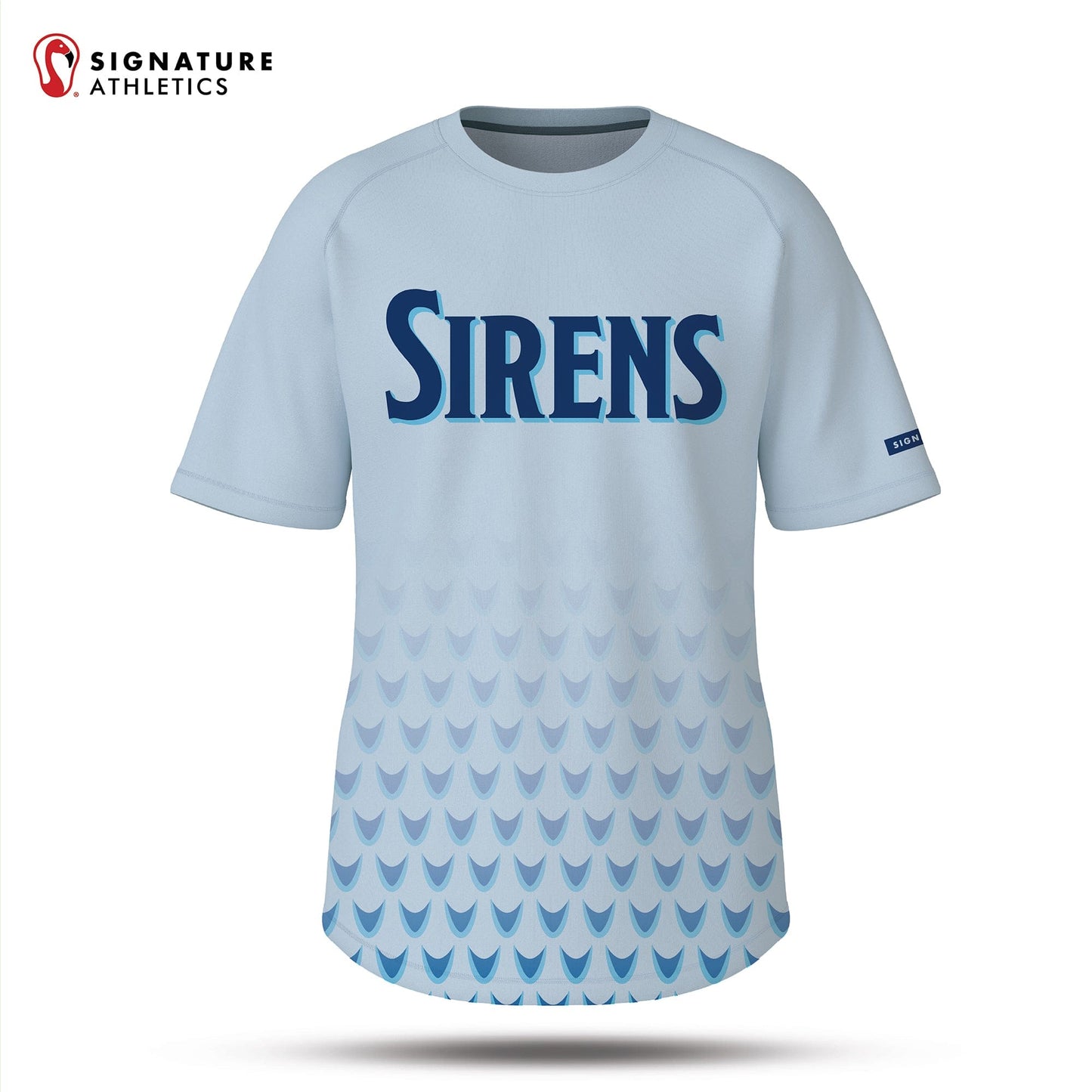 Tampa Bay Sirens Women's Light Short Sleeve Tech Tee: Tampa Bay Signature Lacrosse