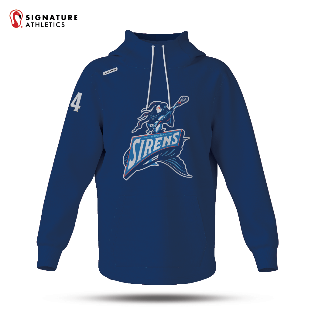 Tampa Bay Sirens Women's Pro Dye Sub Scuba Hoodie: Tampa Bay Signature Lacrosse