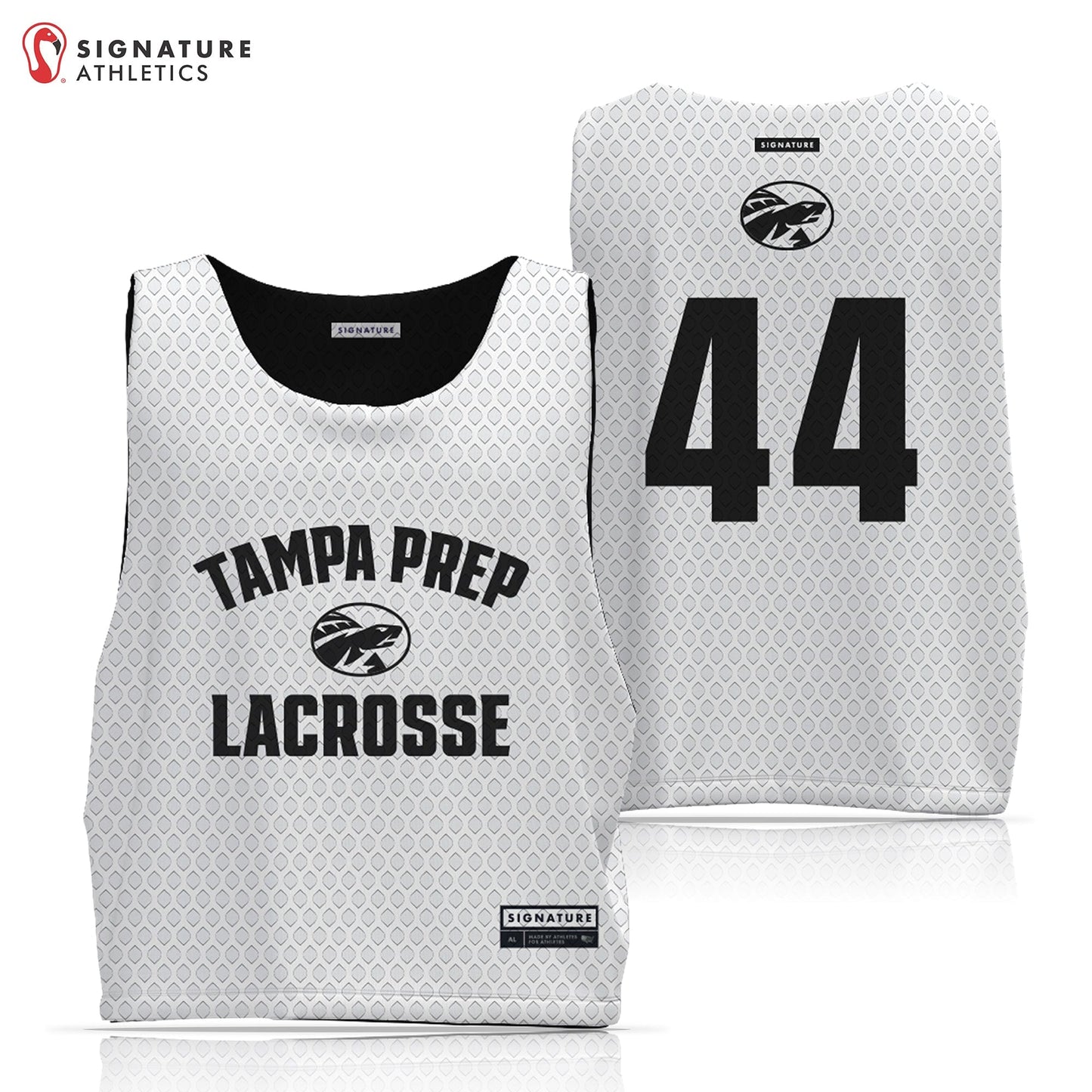 Tampa Prep Terrapins Lacrosse Men's Reversible Tournament Pinnie Signature Lacrosse