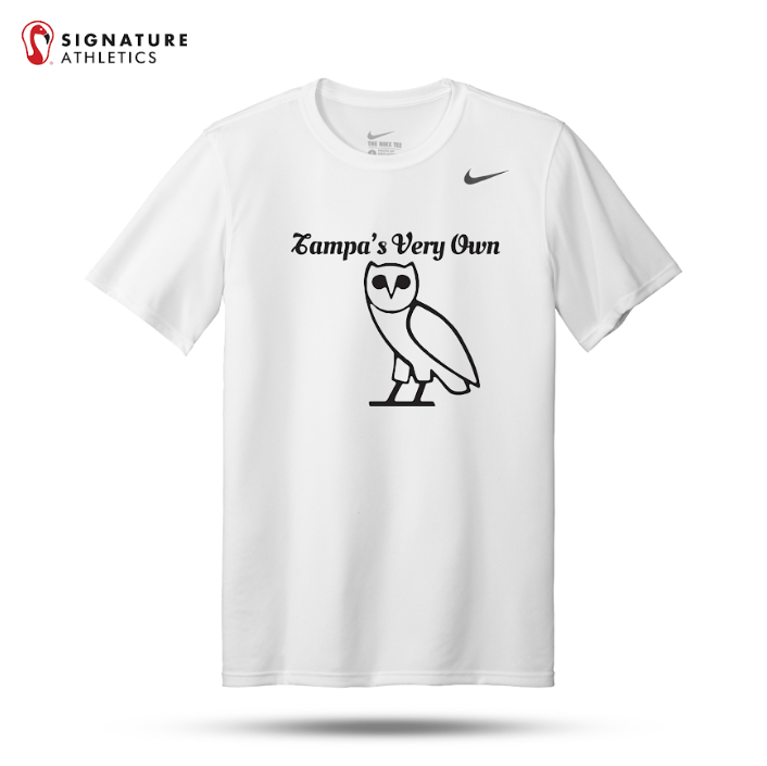 Tampa's Very Own Men's Nike Team rLegend White Tee Signature Lacrosse