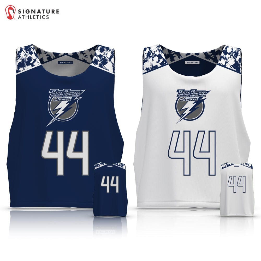 Tampa Thunder Lacrosse Men's Practice Reversible Mesh Pinnie: Practice Signature Lacrosse