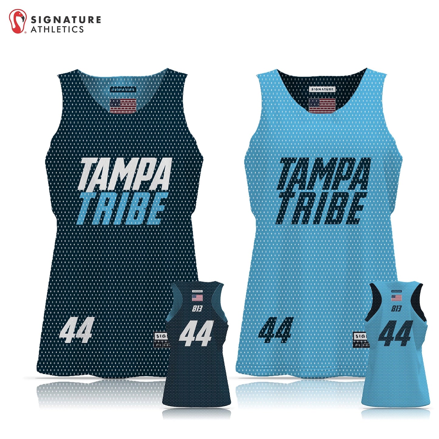 Tampa Tribe Women's Reversible Practice Pinnie: Tribe Signature Lacrosse