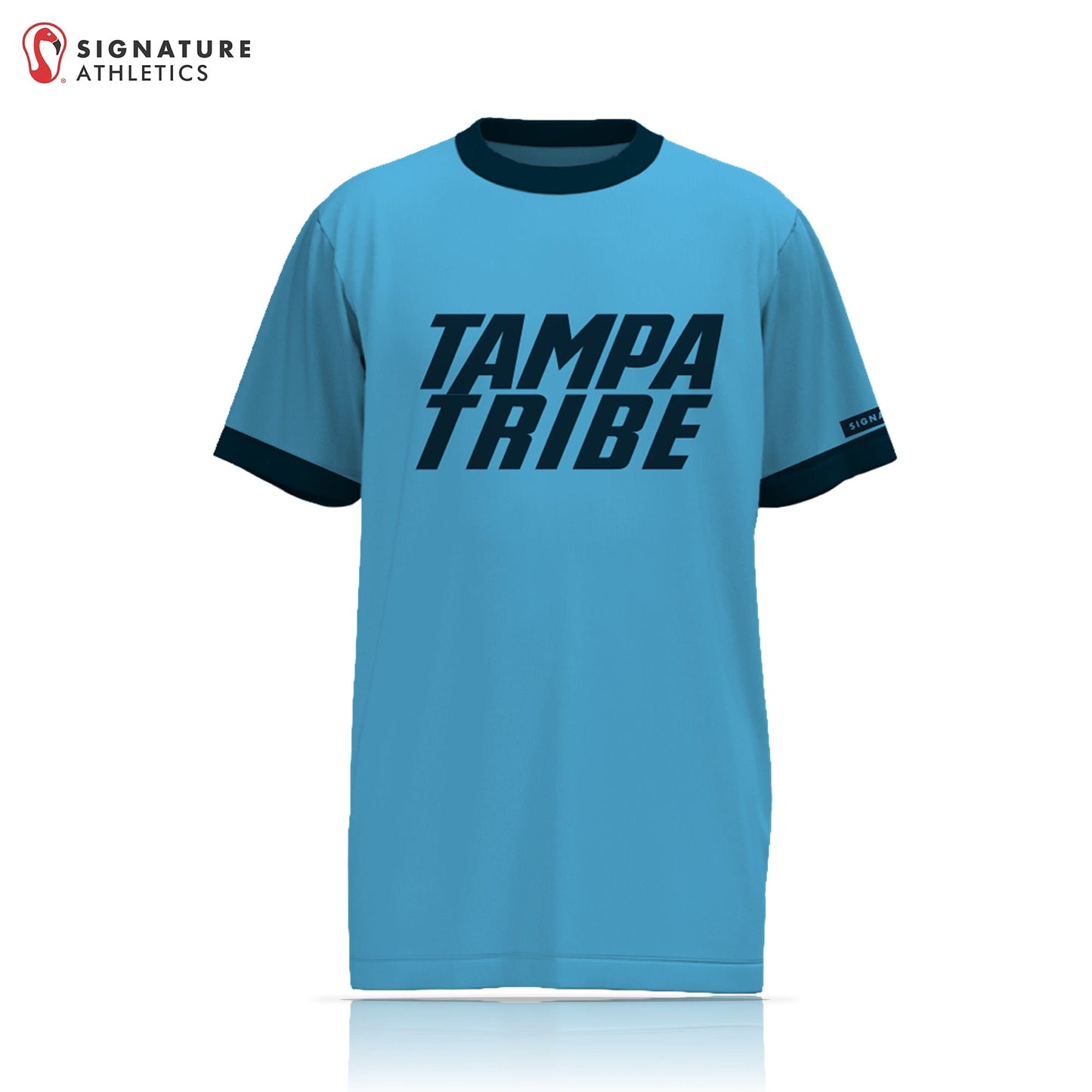 Tampa Tribe Women's Short Sleeve Shooting Shirt: Tribe Signature Lacrosse