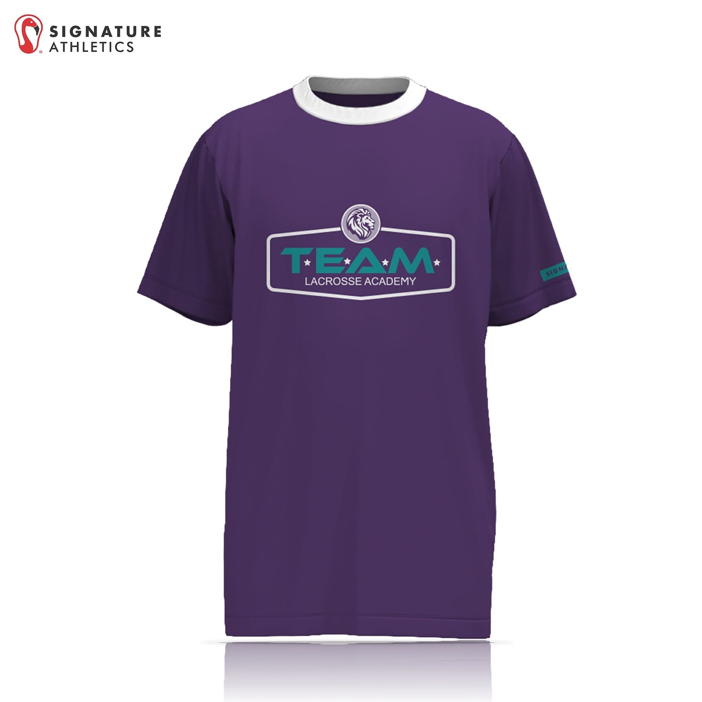 TEAM Lacrosse Academy Women's Short Sleeve Tech Tee: TEAM Lacrosse Signature Lacrosse
