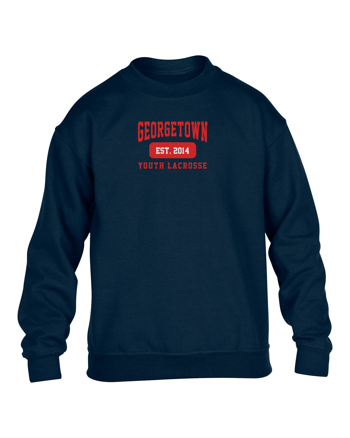 Team Name Premium Youth Sweatshirt Signature Lacrosse