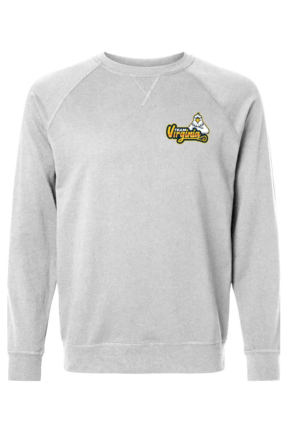 Team Virginia LC Adult Heavyweight Raglan Long Sleeve Signature Lacrosse