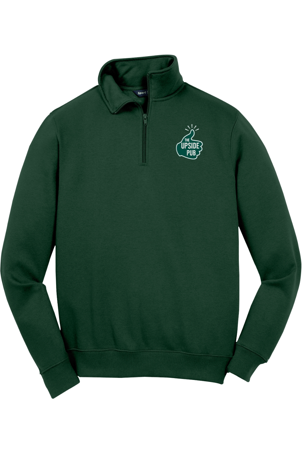 The Upside Pub LC Adult Embroidered Quarter-Zip Pullover Signature Lacrosse