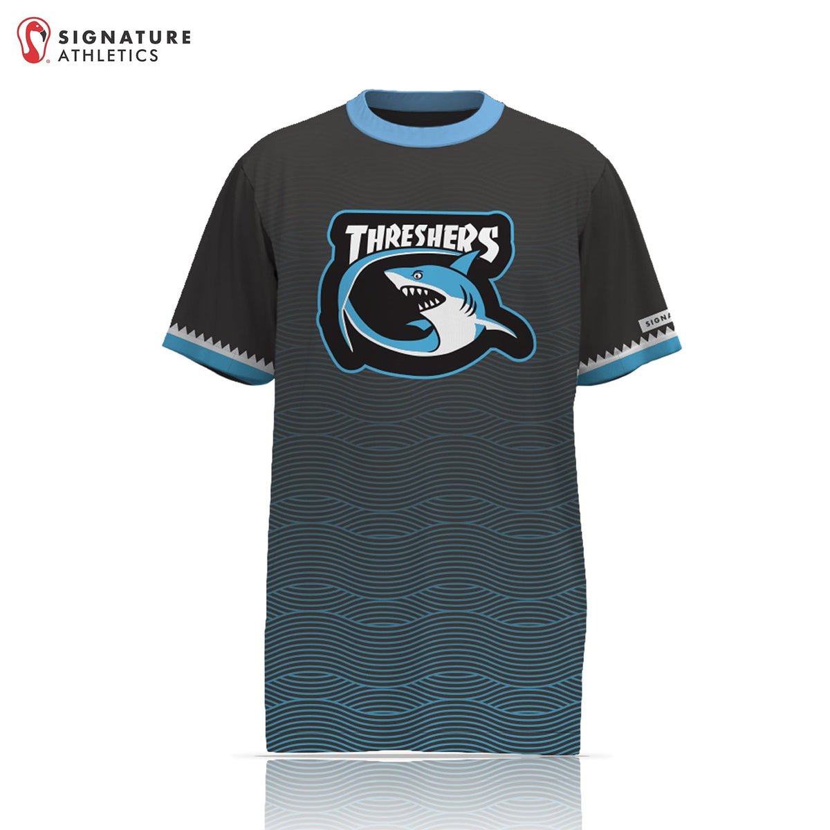 Threshers Box Lacrosse Men's Player Short Sleeve Shooting Shirt: High School Signature Lacrosse