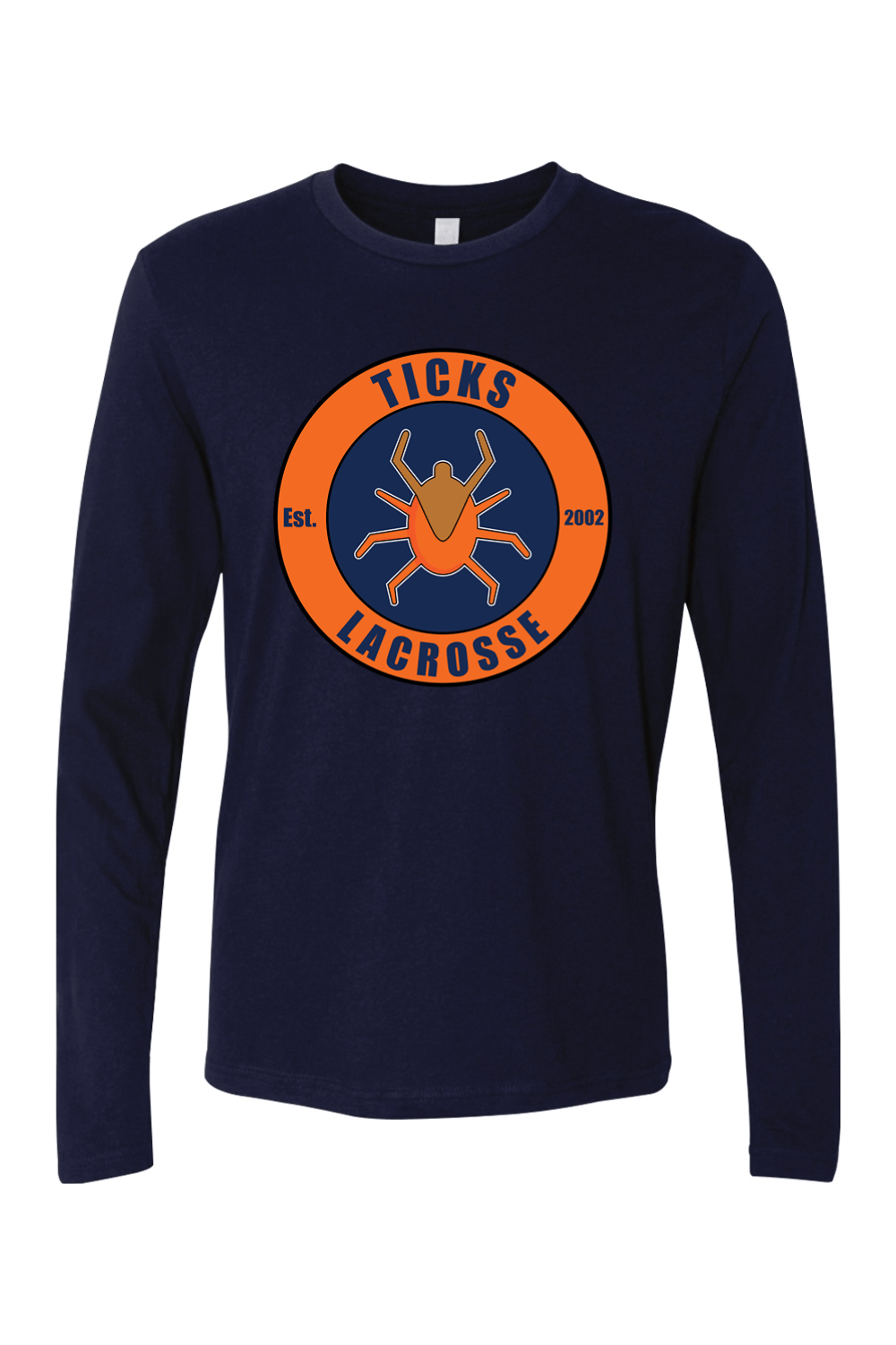 Ticks Lacrosse Adult Long Sleeve T-Shirt Signature Lacrosse