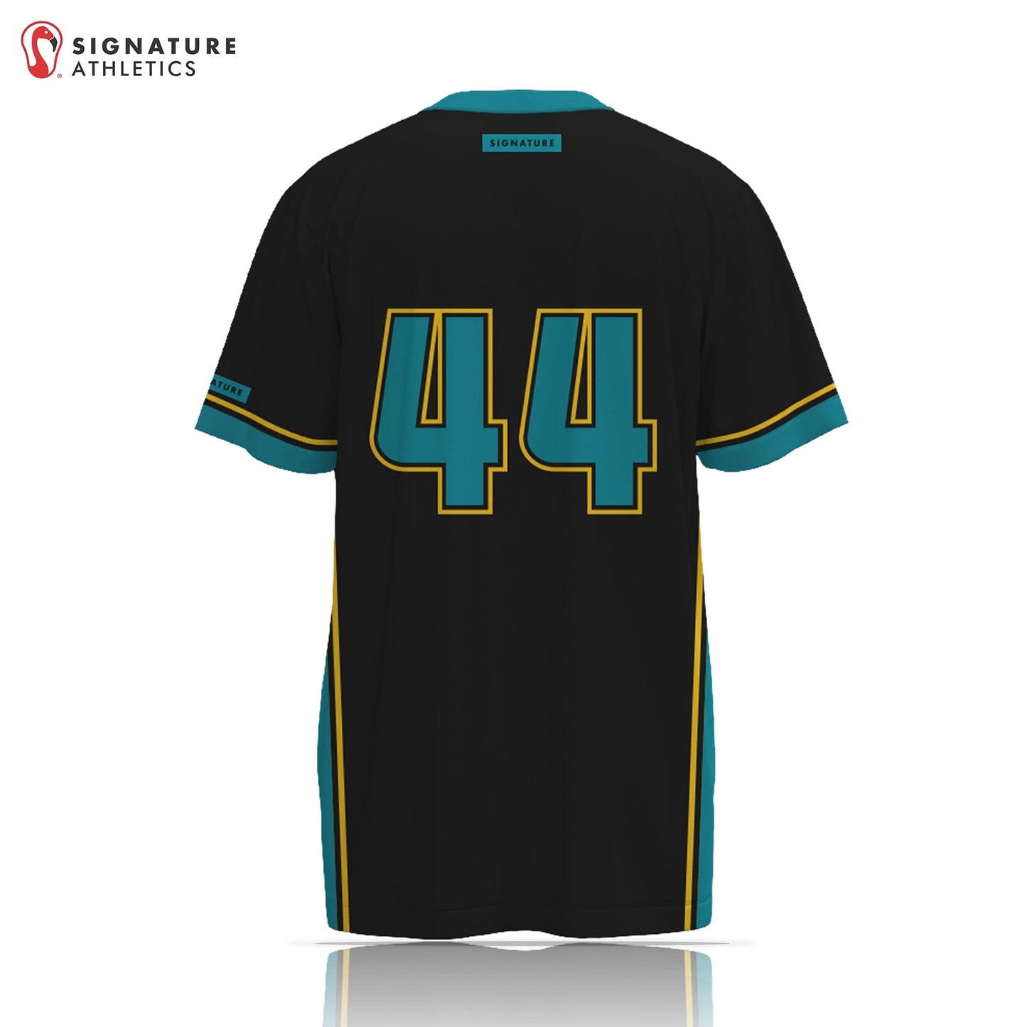 Tidewater Predators Men's Black Short Sleeve Tech Tee Signature Lacrosse
