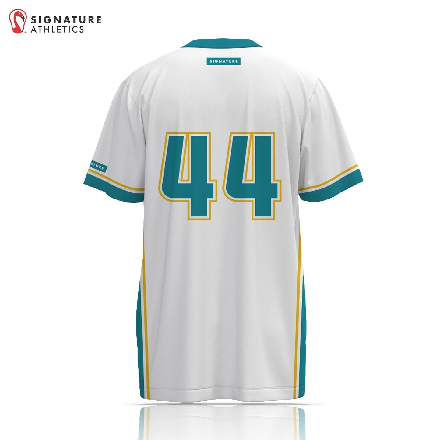 Tidewater Predators Men's White Short Sleeve Tech Tee Signature Lacrosse