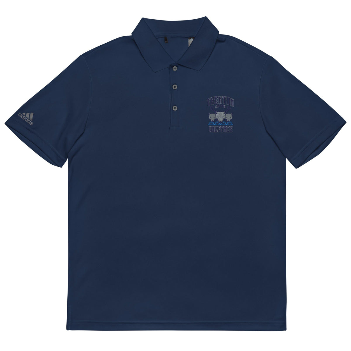 Trenton Lacrosse Wolfpack Adult Adidas Performance Polo Signature Lacrosse