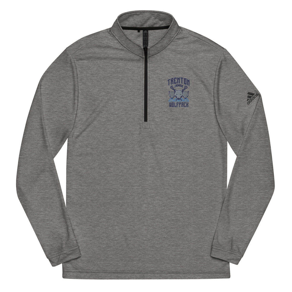 Trenton Lacrosse Wolfpack Adult Men's 1/4 Adidas Performance Pullover Signature Lacrosse