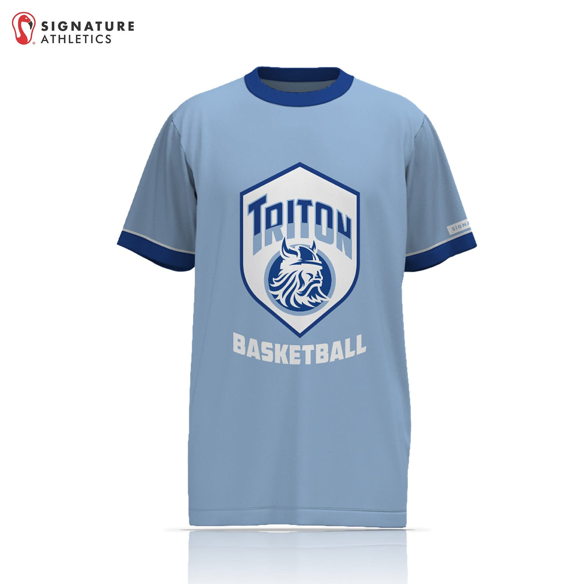 Triton Youth Basketball Player Short Sleeve Shooting Shirt: Triton Signature Lacrosse
