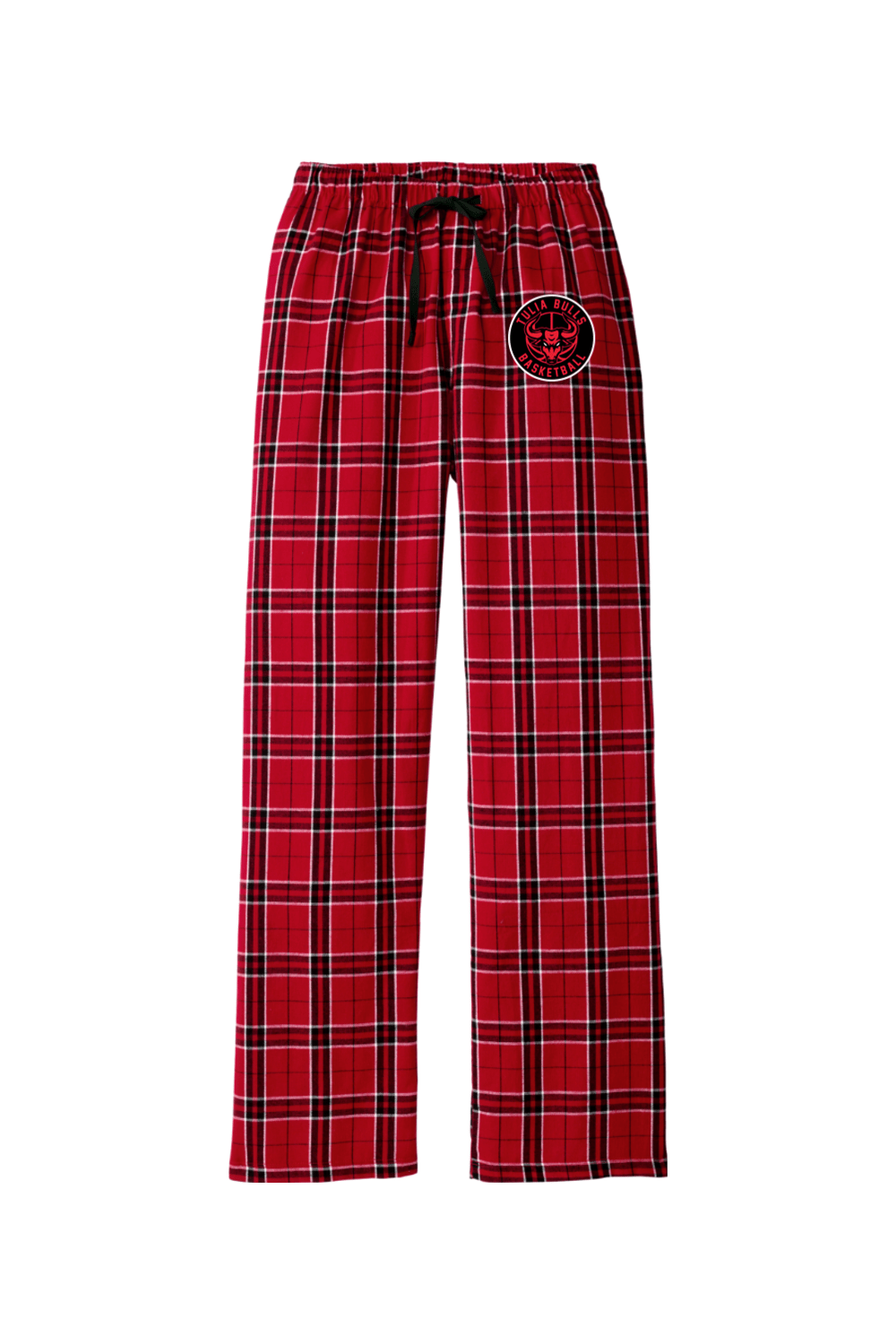 Tulia Bulls Basketball Adult Women's Flannel Plaid Pants Signature Lacrosse