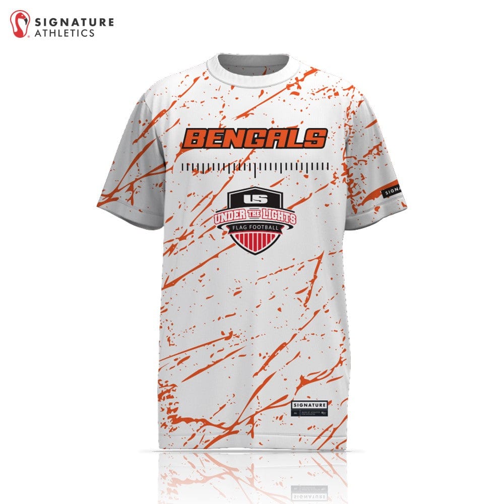 Under the Lights BENGALS Unisex Short Sleeve Tech Tee Signature Lacrosse