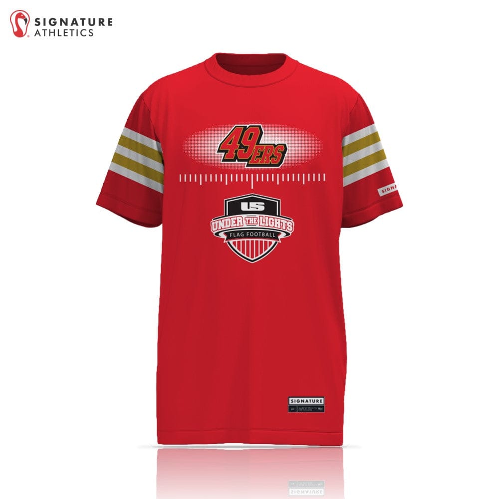 Under the Lights SAN FRANCISCO 49ers Unisex Short Sleeve Tech Tee Signature Lacrosse
