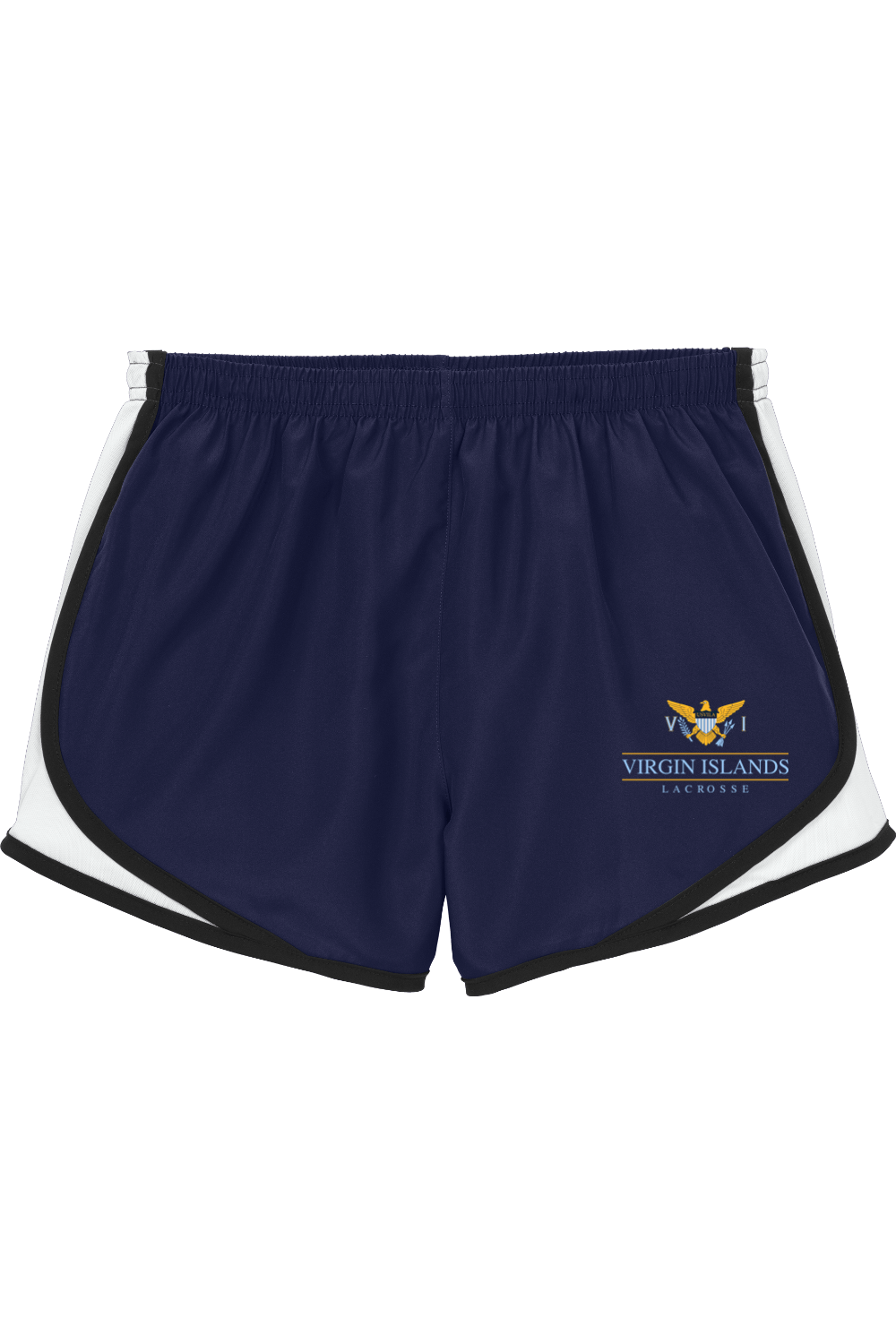 Virgin Islands Lacrosse Adult Athletic Women's Shorts Signature Lacrosse