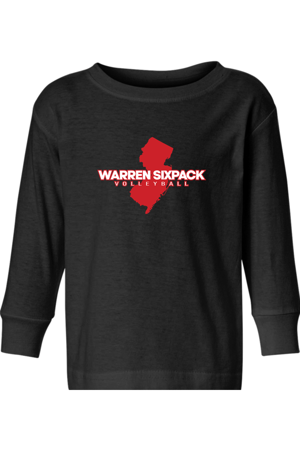 Warren Sixpack Volleyball Toddler Long Sleeve T-Shirt Signature Lacrosse