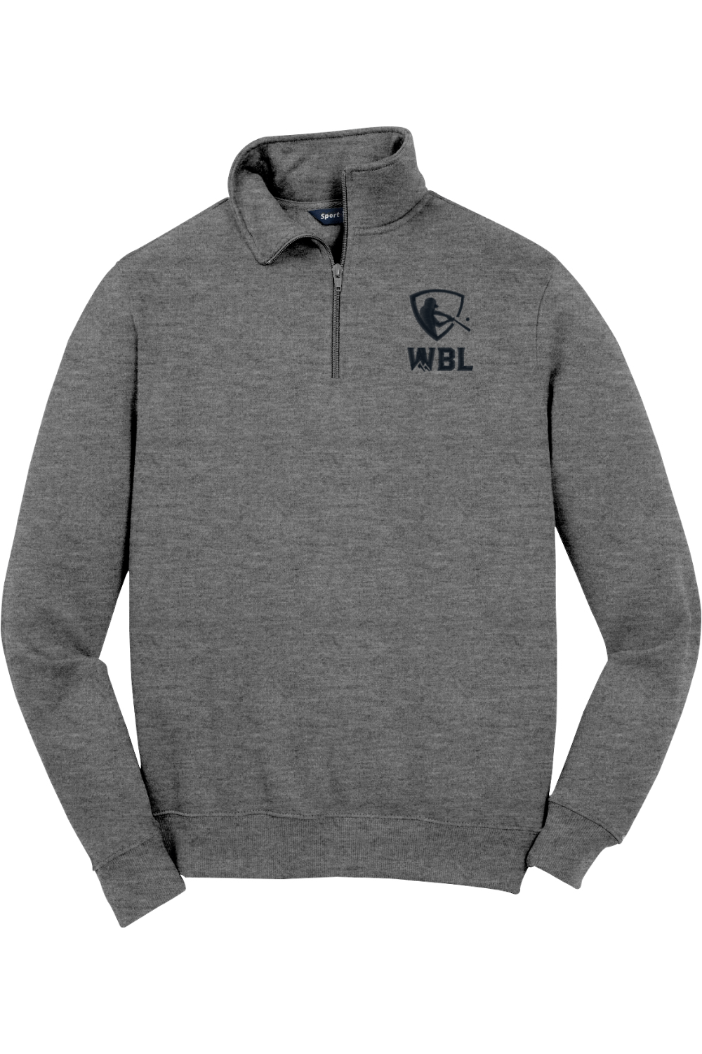 Wasatch Baseball Adult Embroidered Quarter-Zip Pullover Signature Lacrosse