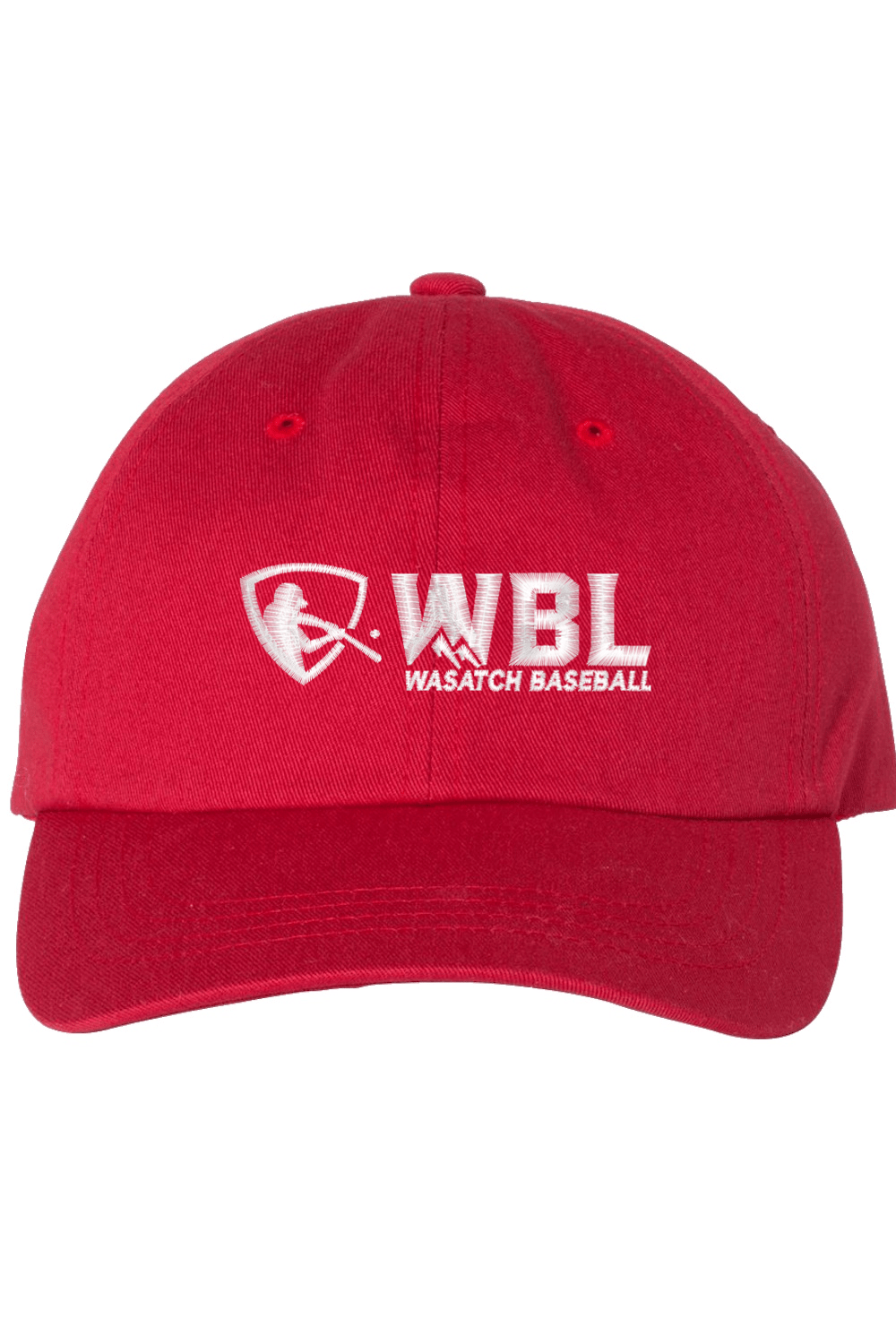 Wasatch Baseball Embroidered Dad Hat Signature Lacrosse